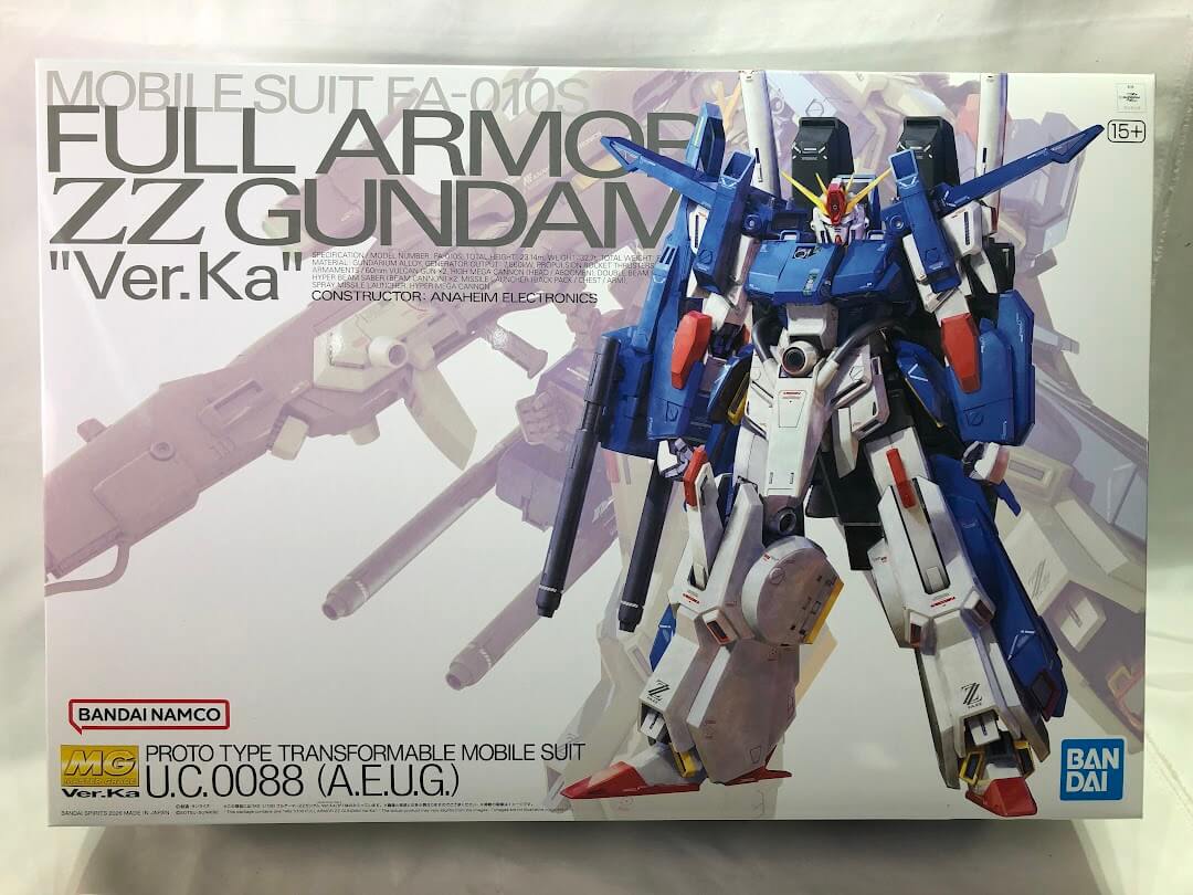 MG フルアーマーZZガンダム Ver.Ka 高価買取！未組立ガンプラを次世代へ