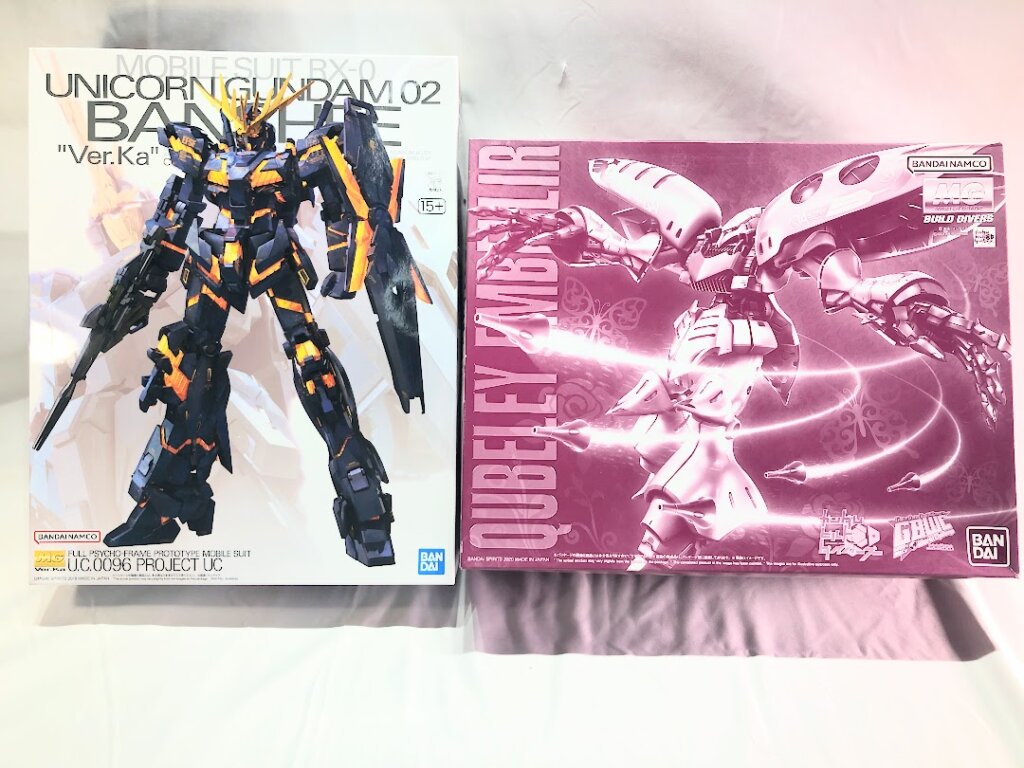 『MG バンシィ Ver.Ka』『MG キュベレイ・アンベリール』 買取