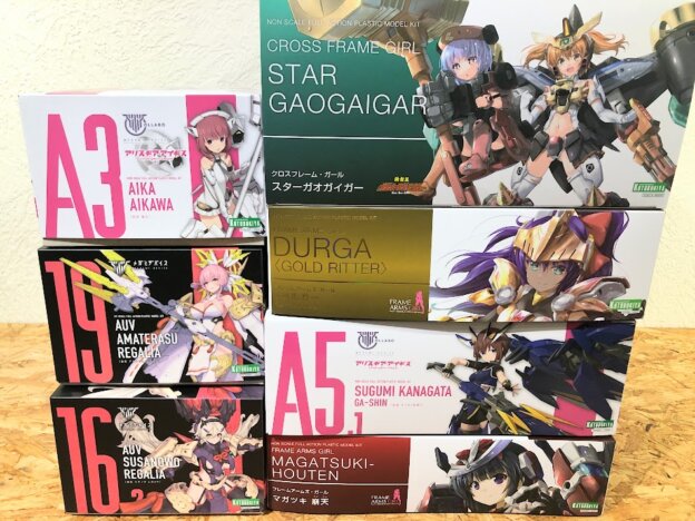 コトブキヤ『メガミデバイス』や『フレームアームズ・ガール』等 買取