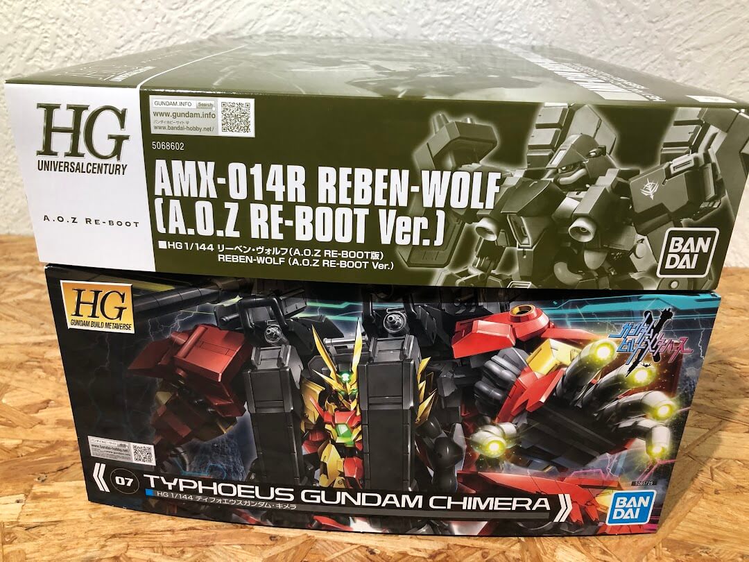 HG リーベン・ヴォルフ等ガンプラ買取！積みプラ整理も大歓迎