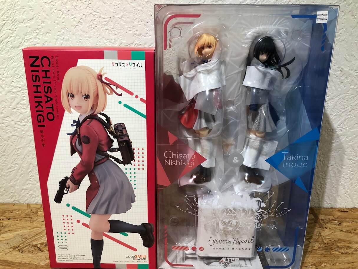 リコリコ錦木千束・井ノ上たきなフィギュア買取！アルター＆グッスマ