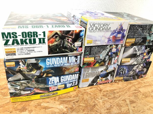 MGガンプラ多数買取！ゼータガンダムやザクIIなど名作を次代のファンへ