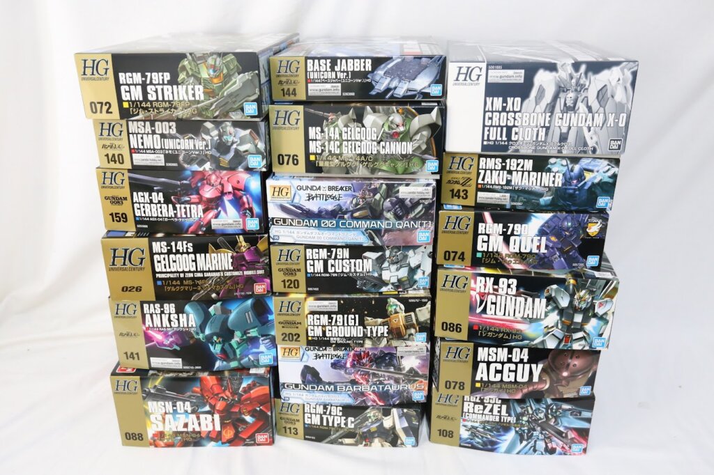 4月は心機一転!HGを売って最新MG・PGに買い替えるプラモ整理術