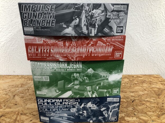 プレバン限定ガンプラ買取！MGスタークジェガンなど4点の実績