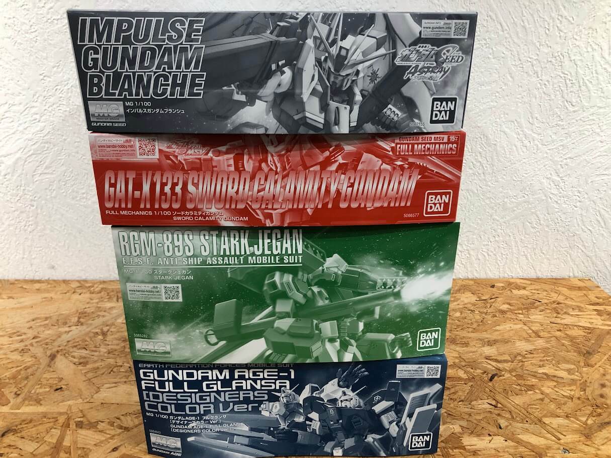 プレバン限定ガンプラ買取！MGスタークジェガンなど4点の実績