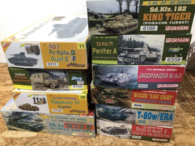 ドラゴン・サイバーホビーの戦車プラモ買取実績｜価値を次世代へ
