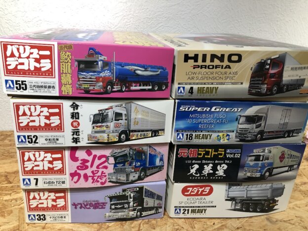 【買取実績】アオシマ 1/32 デコトラ・トラックプラモを高価買取