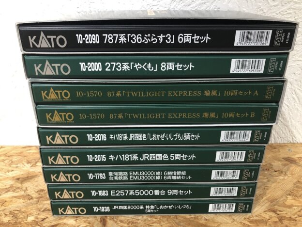 【買取実績】KATO「瑞風」「36ぷらす3」などNゲージ鉄道模型を査定！
