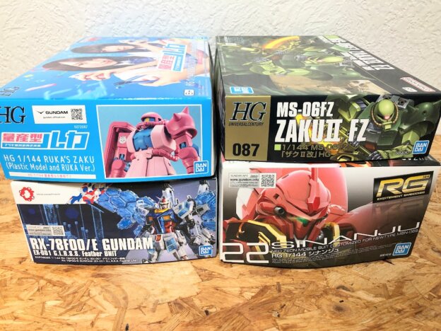 限定品ガンプラやRGシナンジュ等を買取！積みプラ整理は当店へ