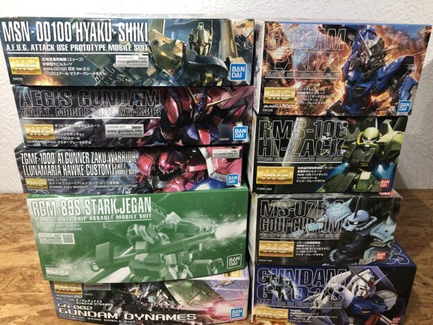 【MGガンプラ買取】百式やプレバン限定ジェガン等未組立の一括査定