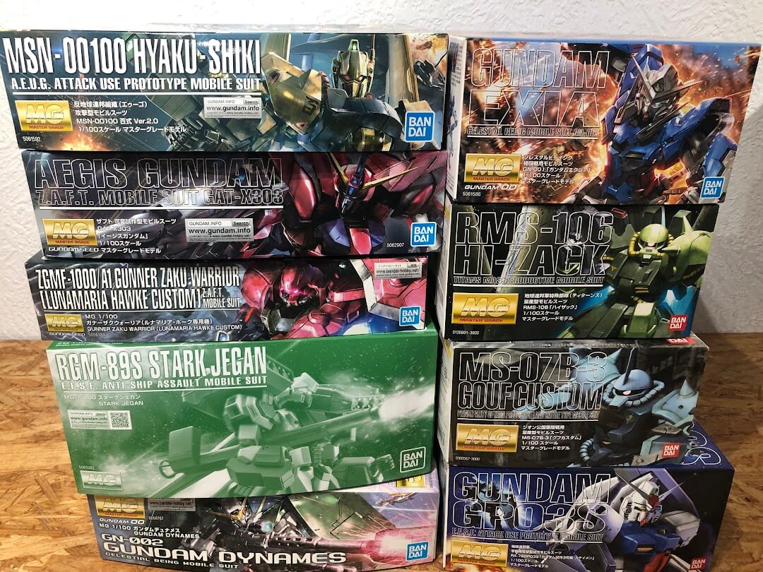 【MGガンプラ買取】百式やプレバン限定ジェガン等未組立の一括査定