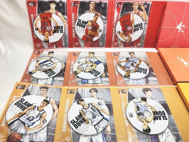 SLAM DUNK DVD-BOX買取実績！初回限定 ユニフォーム付を高価査定