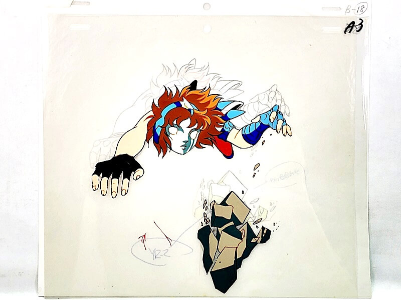 聖闘士星矢 鷲星座の魔鈴 セル画 当時物 アニメセル画 買取実績