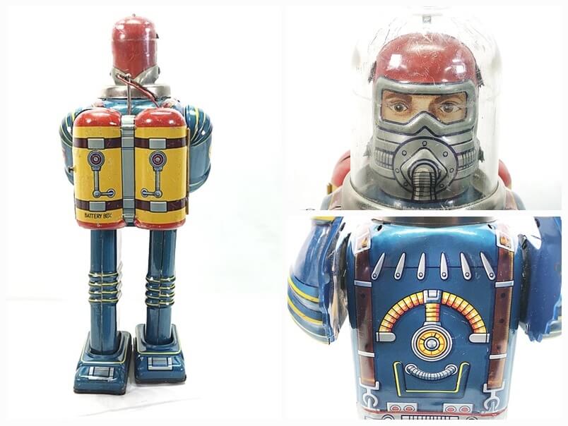 ダイヤ クラグスタン アストロノート X-70 電動ブリキ 宇宙飛行士 当時物 買取実績