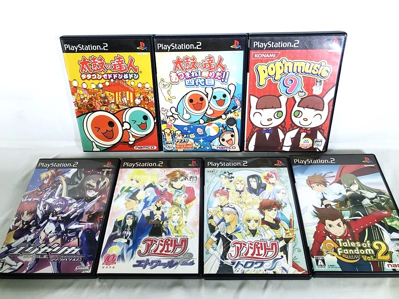PS2 ソフトセット トリガーハートエグゼリカ 太鼓の達人 アンジェリーク 買取